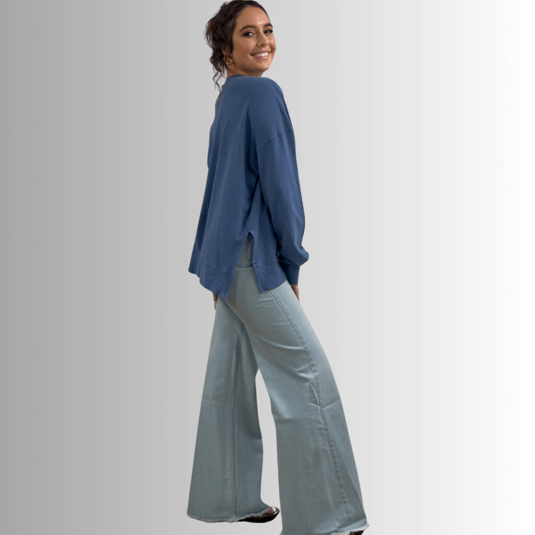 Tessa Lightweight French Terry Sweatshirt