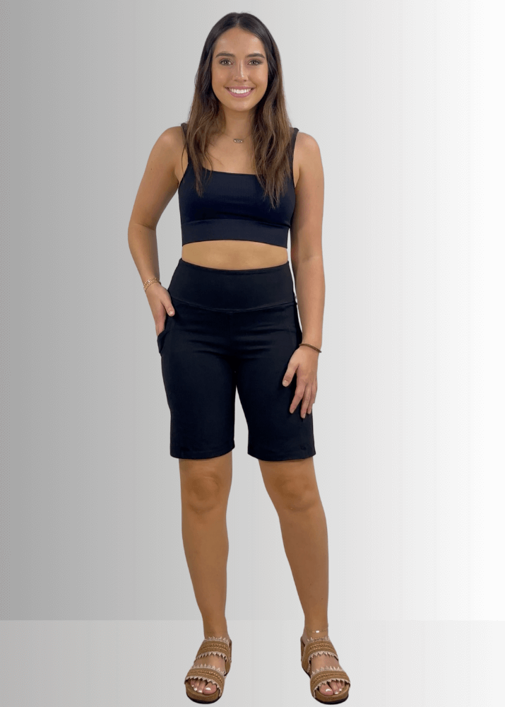 Perfect Fit Hybrid Cotton Shorts in Taupe