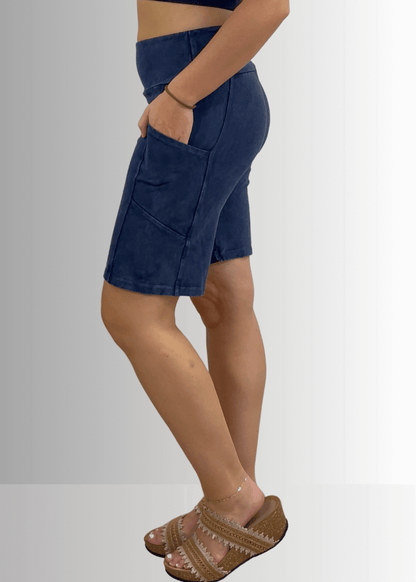 Perfect Fit Hybrid Cotton Shorts in Taupe