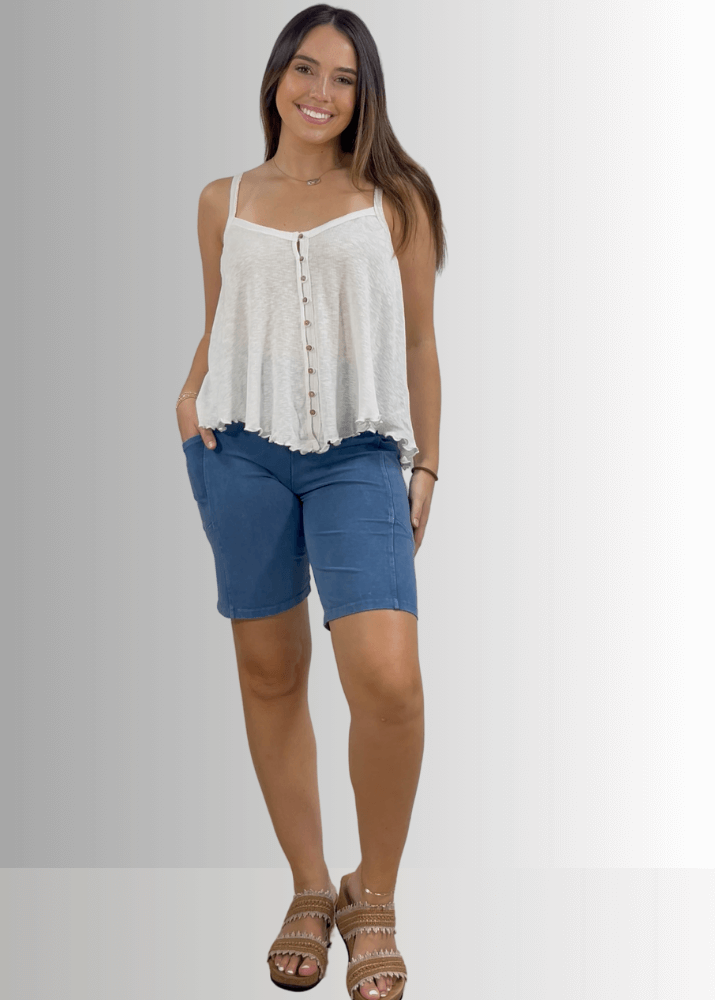 Perfect Fit Hybrid Cotton Shorts in Taupe