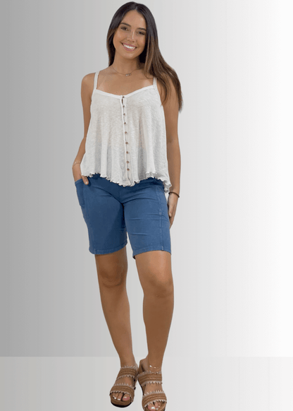 Perfect Fit Hybrid Cotton Shorts in Taupe