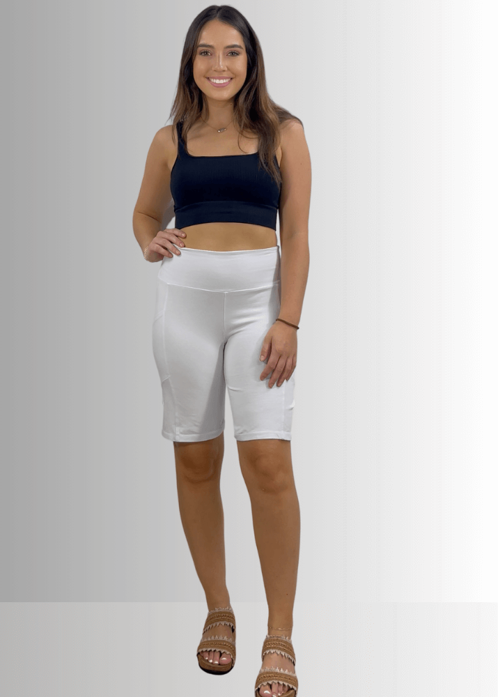 Perfect Fit Hybrid Cotton Shorts in Taupe