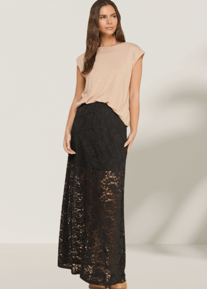 Yellowstone Lace Maxi Skirt