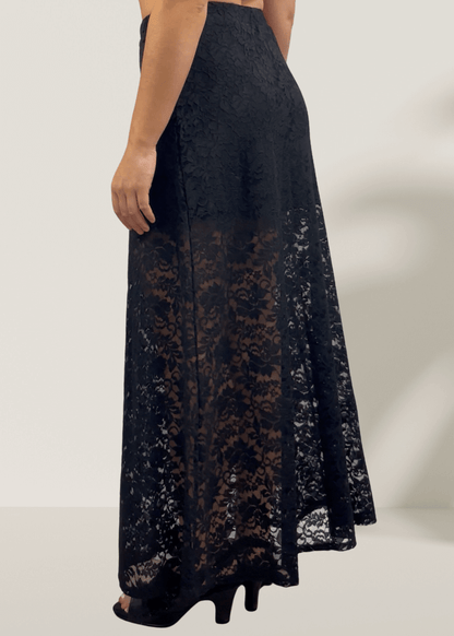 Yellowstone Leopard Lace Maxi Skirt