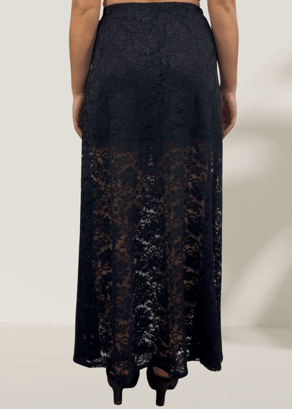 Yellowstone Leopard Lace Maxi Skirt