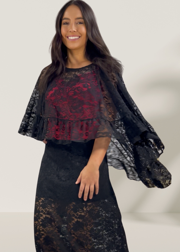 Yellowstone Lace Maxi Skirt