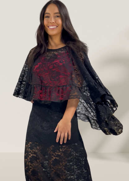 Yellowstone Lace Maxi Skirt
