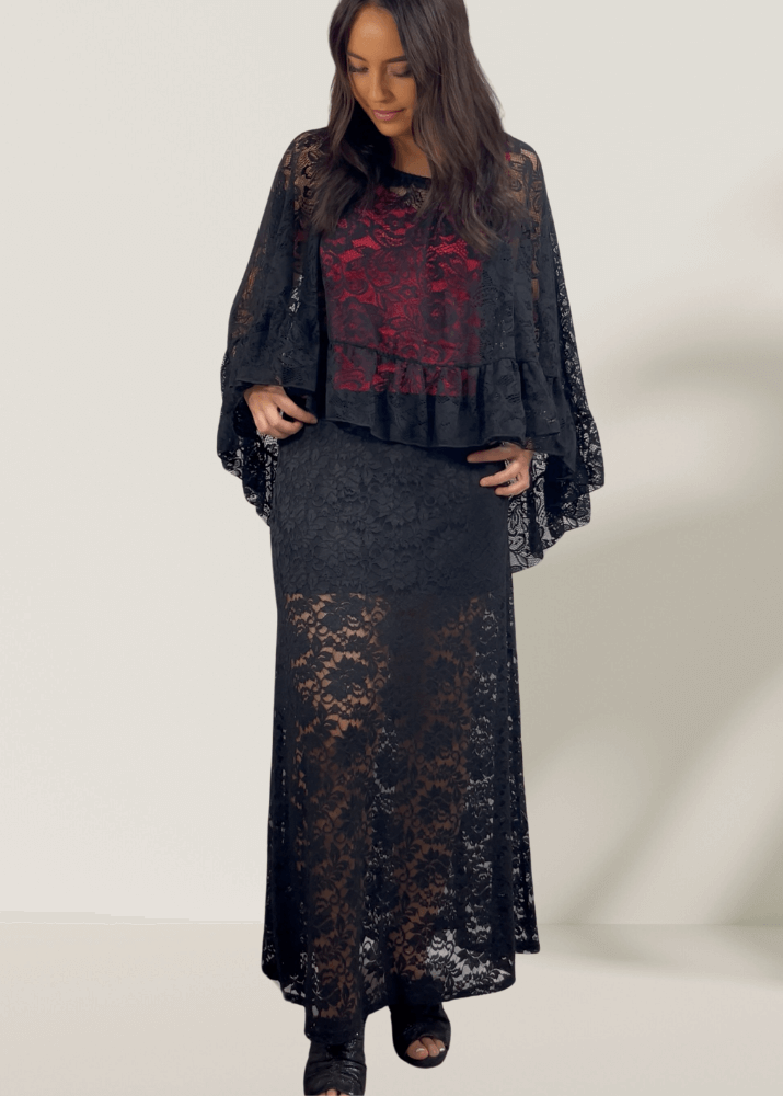 Yellowstone Lace Maxi Skirt