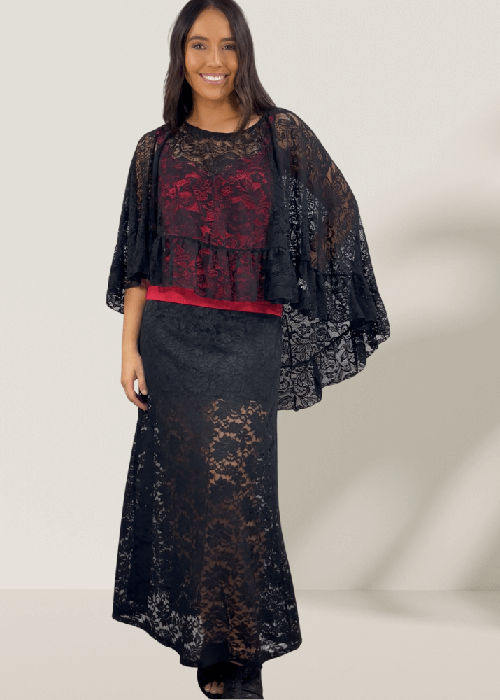 Yellowstone Lace Maxi Skirt