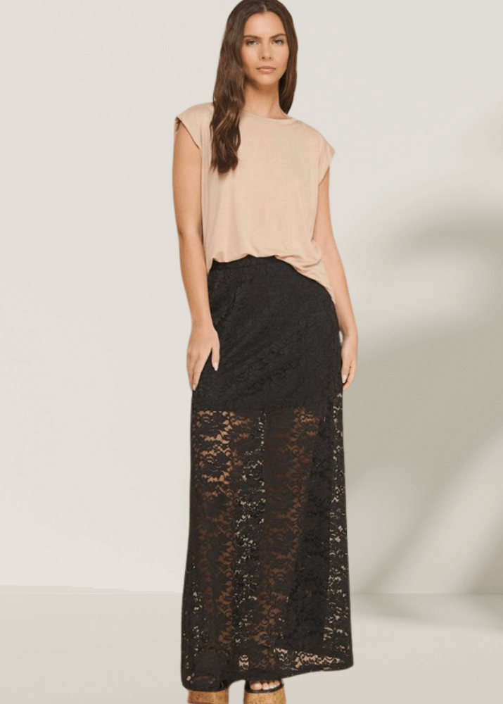 Yellowstone Lace Maxi Skirt