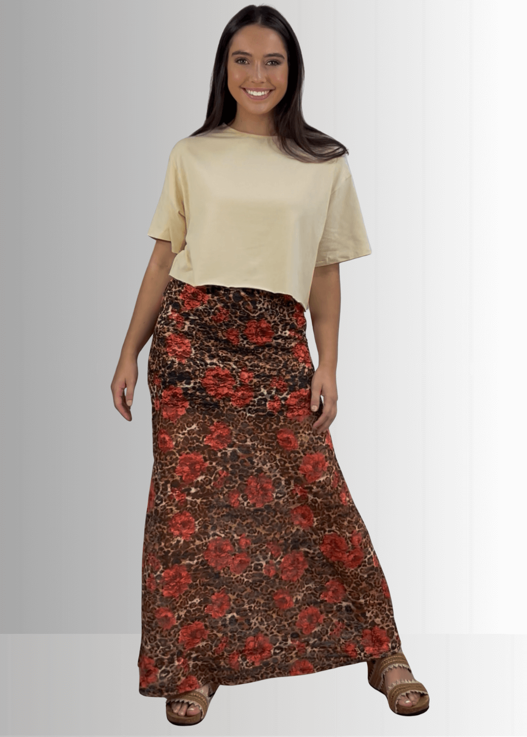 Zara Cropped Cotton Tee