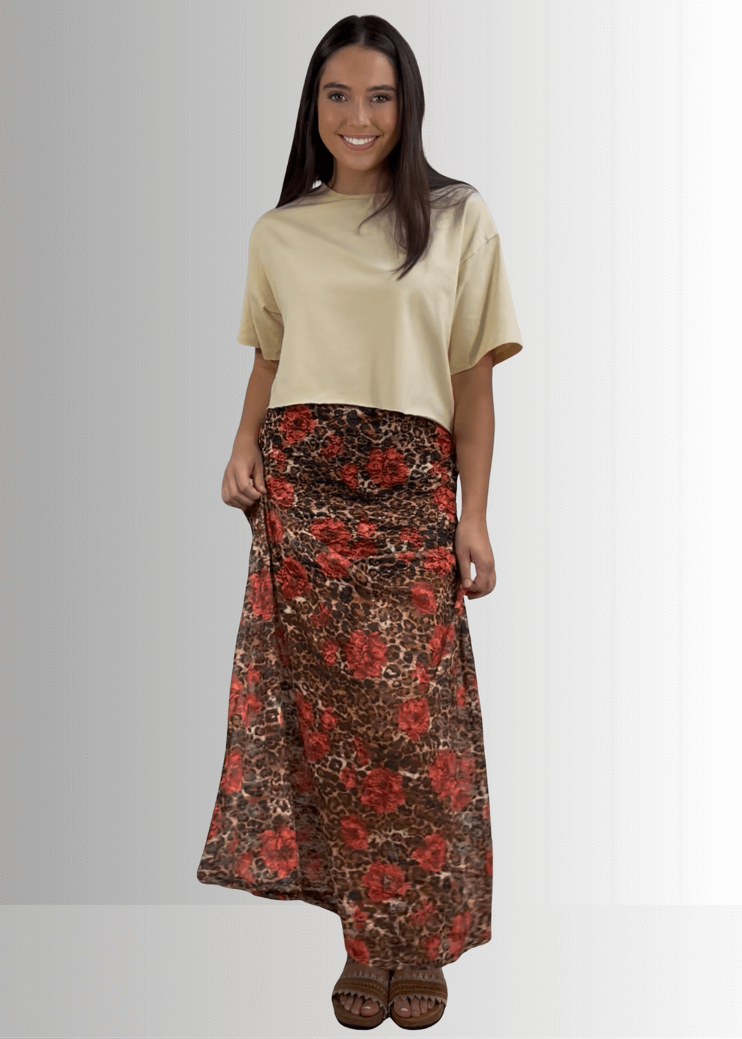 Zara Cropped Cotton Tee