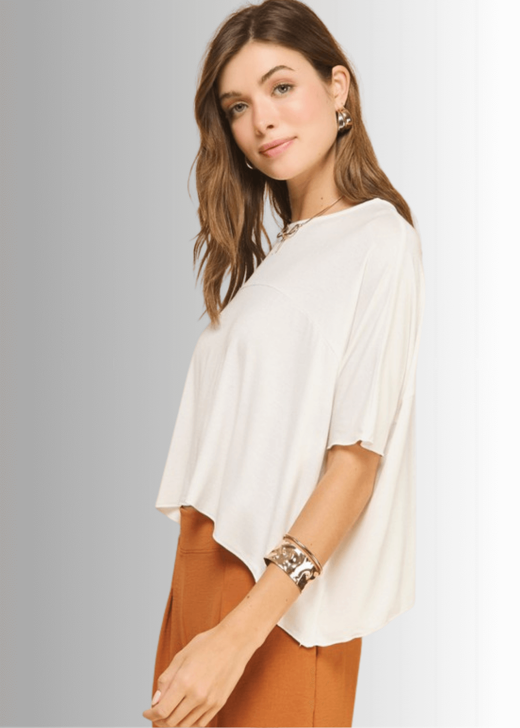 Sedona Lightweight Cropped Length Top