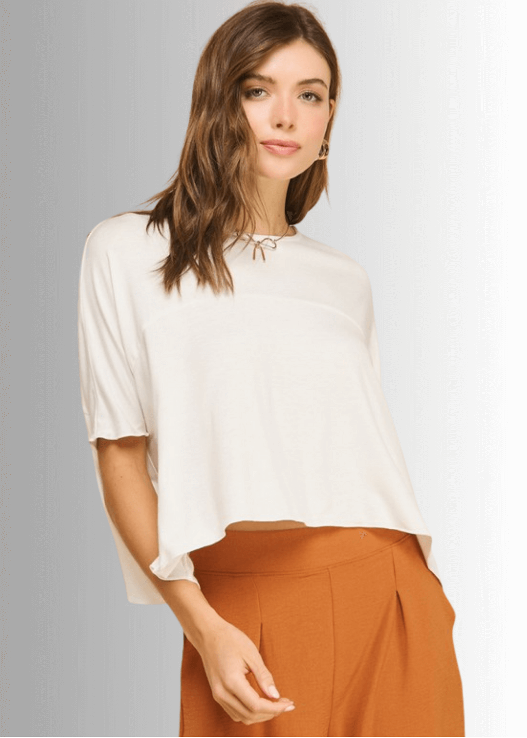 Sedona Lightweight Cropped Length Top