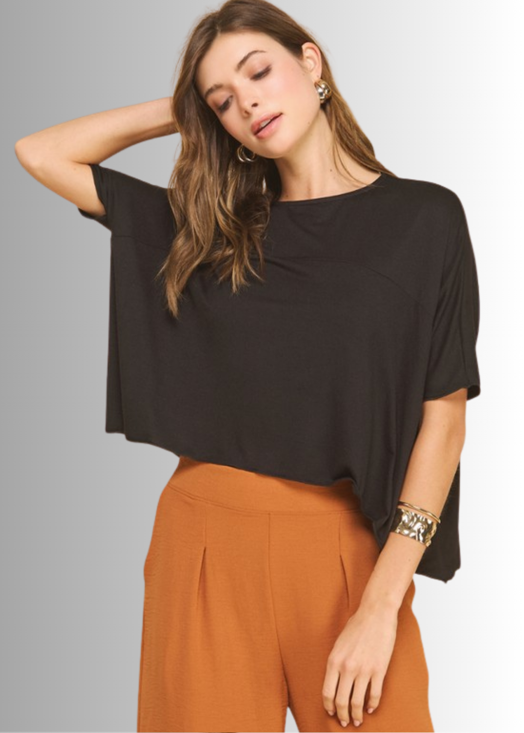 Sedona Lightweight Cropped Length Top