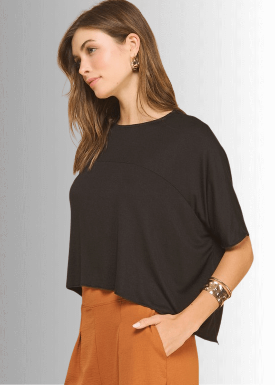 Sedona Lightweight Cropped Length Top