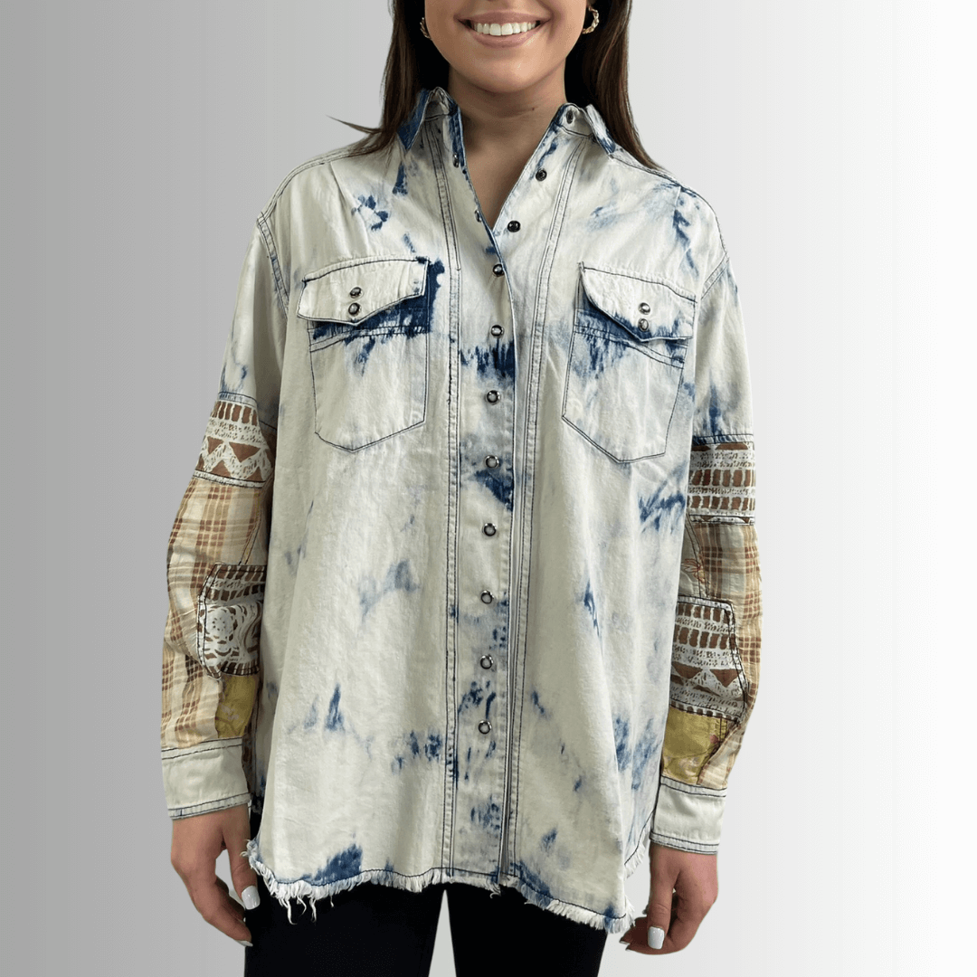 In the Clouds Denim Shirt Jacket Made in USA