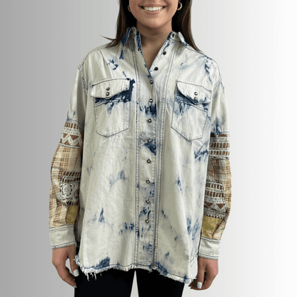 In the Clouds Denim Shirt Jacket Made in USA
