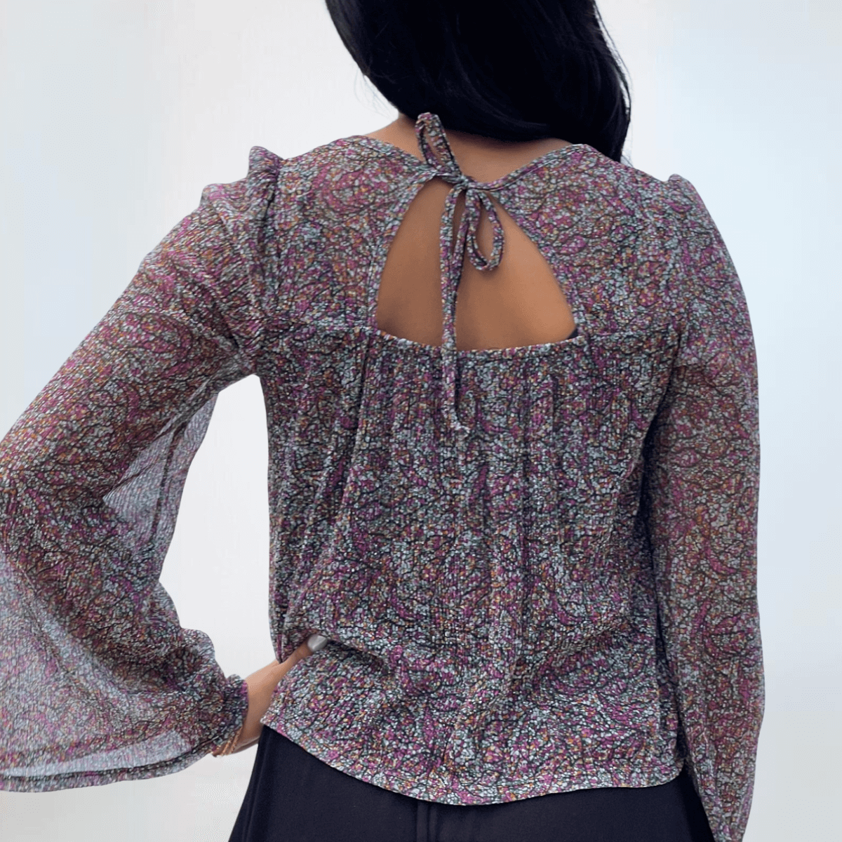 A Touch of Class Bell Sleeve Blouse Made in USA