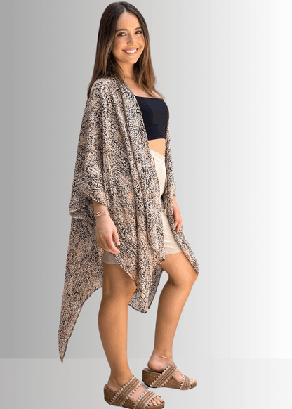 Drapey Silhouette Kimono Cardigan