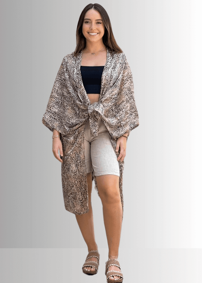 Drapey Silhouette Kimono Cardigan