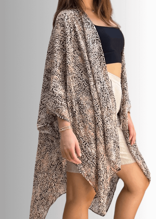 Drapey Silhouette Kimono Cardigan