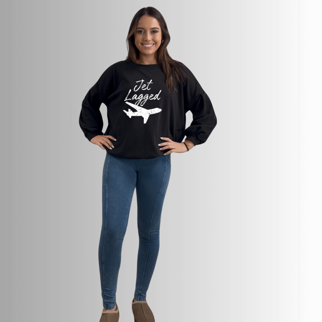 Jet Lagged Pocket Sweatshirt Made in USA
