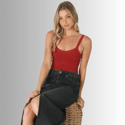 Nikibiki Lace V-Neck Top Made in USA