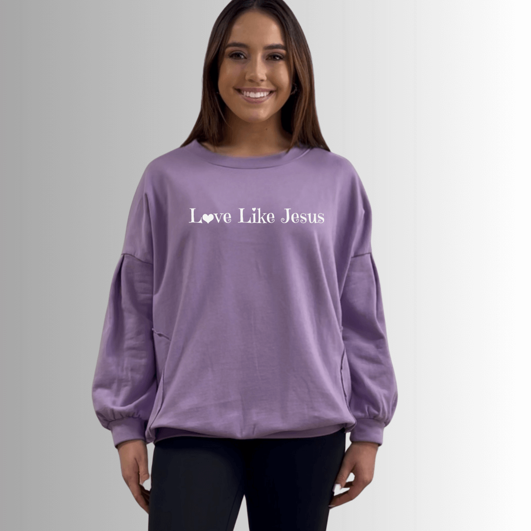 Love Like Jesus Pocket Sweatshirt Made in USA