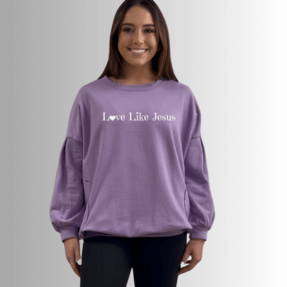 Love Like Jesus Pocket Sweatshirt Made in USA
