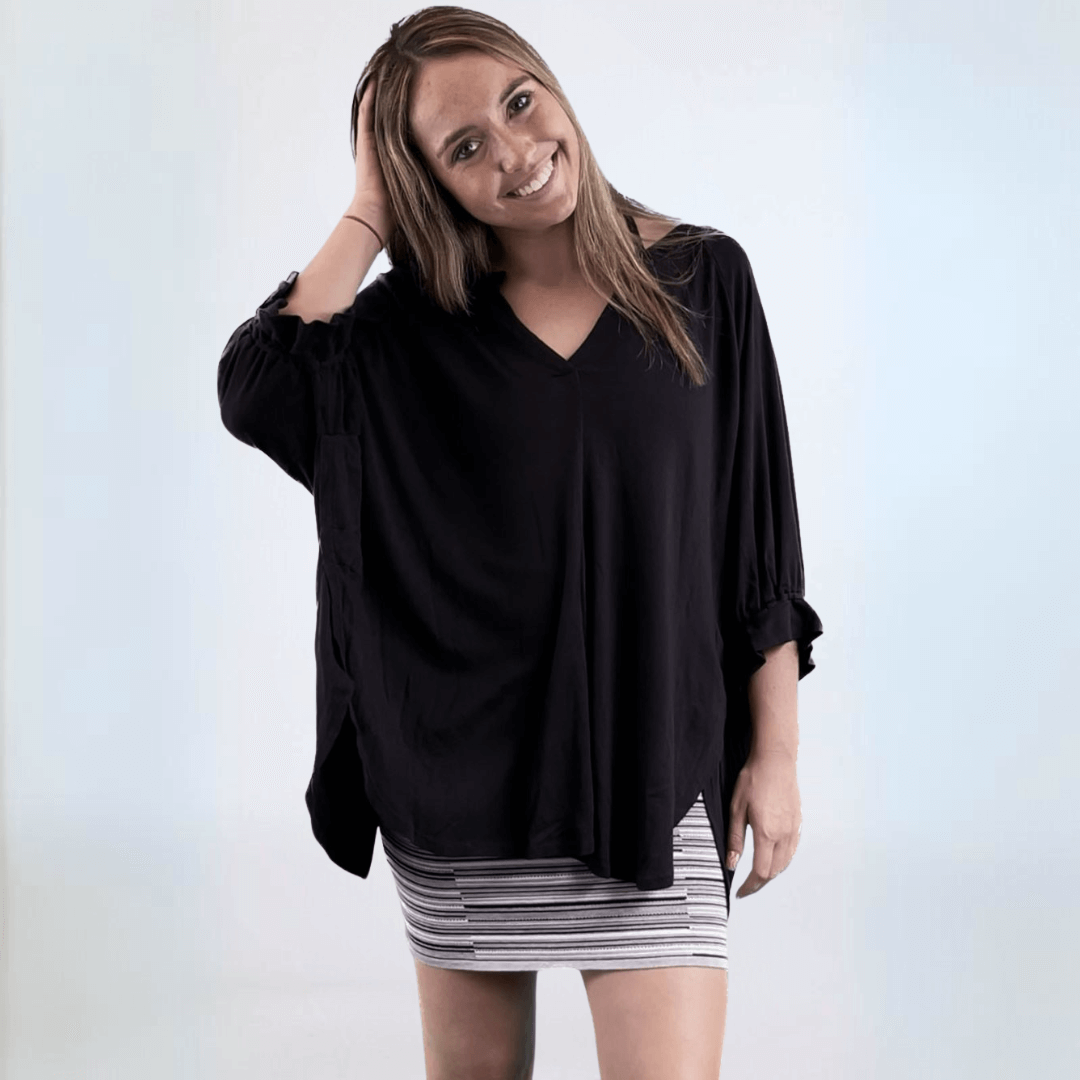 Tulip Tie Back Loose Fit Top