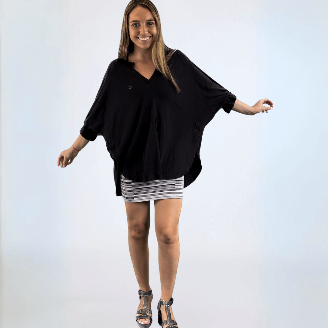 Tulip Tie Back Loose Fit Top