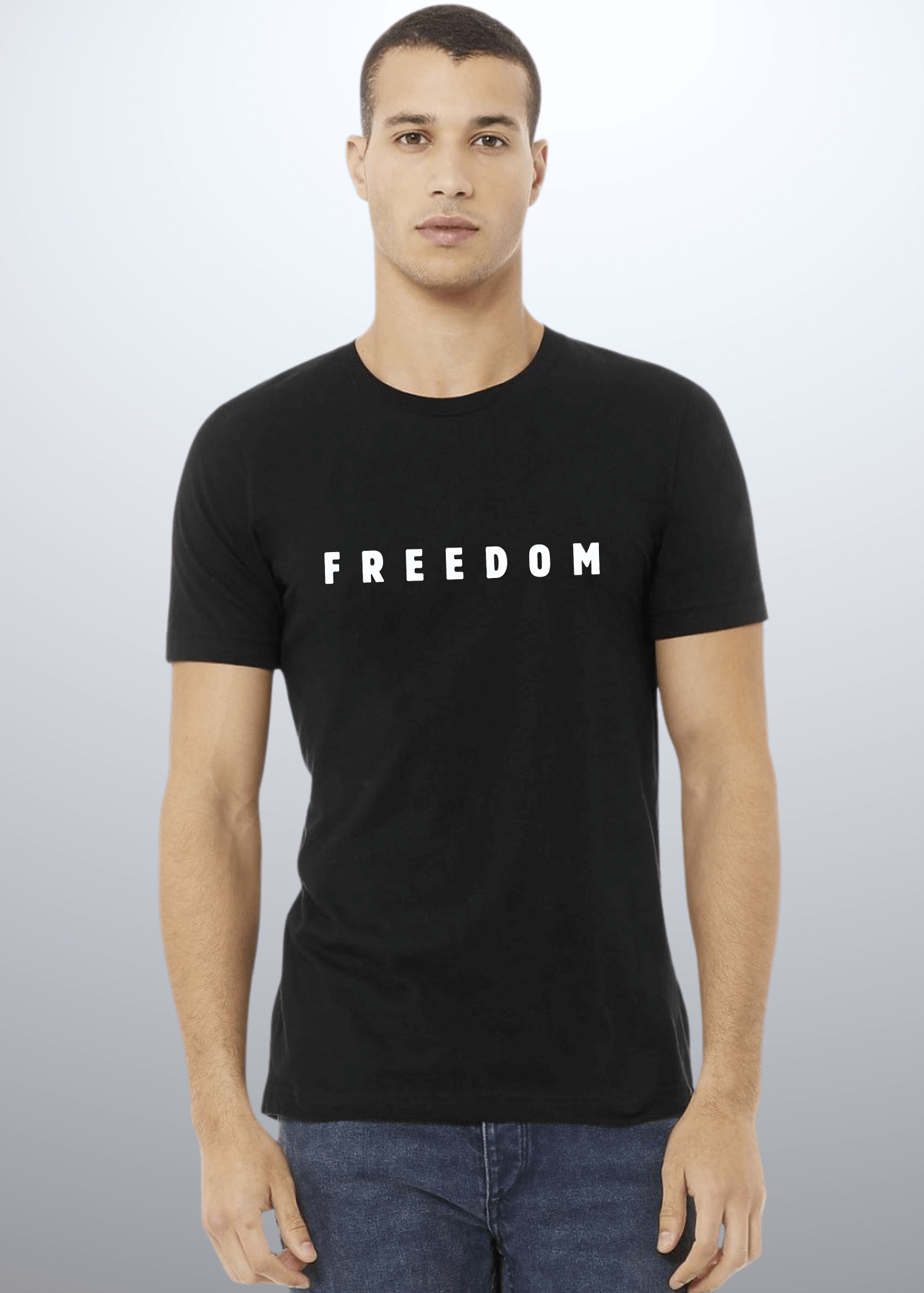 FREEDOM Patriotic Cotton T-Shirt