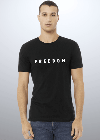 FREEDOM Patriotic Cotton T-Shirt