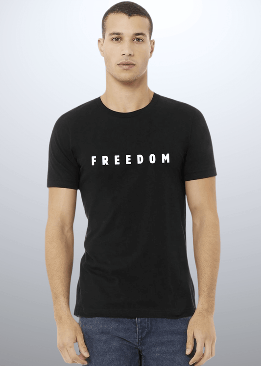 FREEDOM Patriotic Cotton T-Shirt