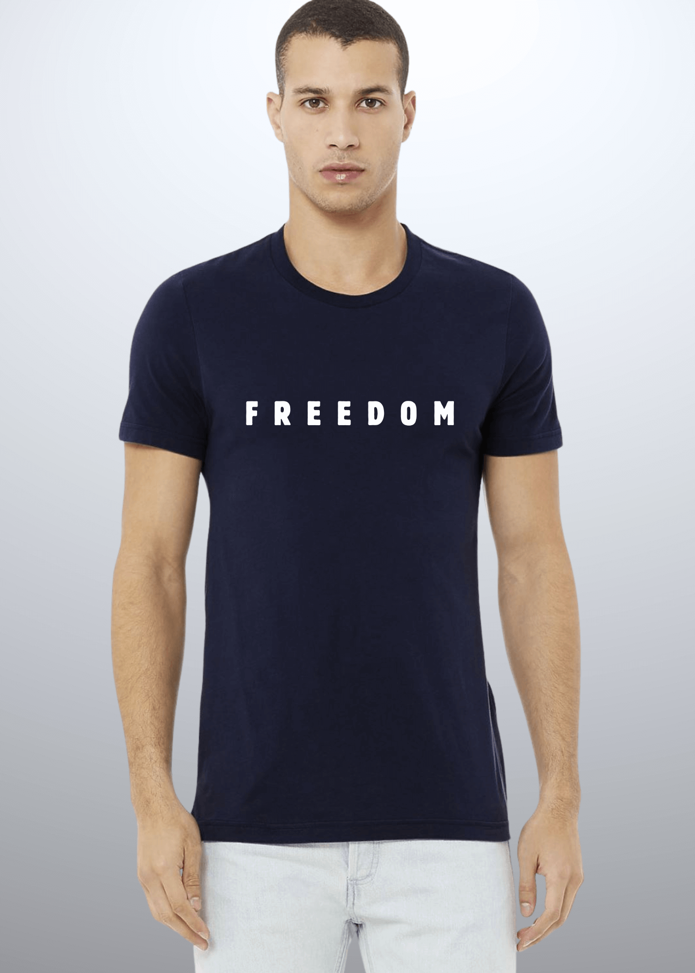 FREEDOM Patriotic Cotton T-Shirt