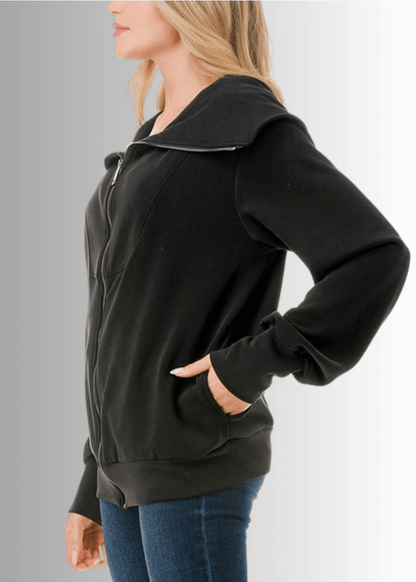 Nylah Dreamy Soft Big Collar Jacket