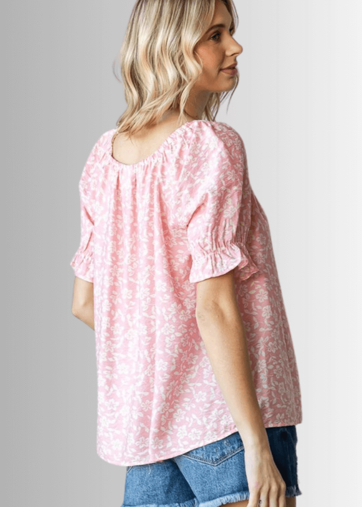 Carolina Off The Shoulder Floral Print Top