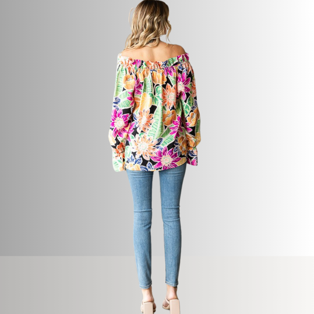 Off the Shoulder Floral Top