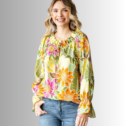 Off the Shoulder Floral Top
