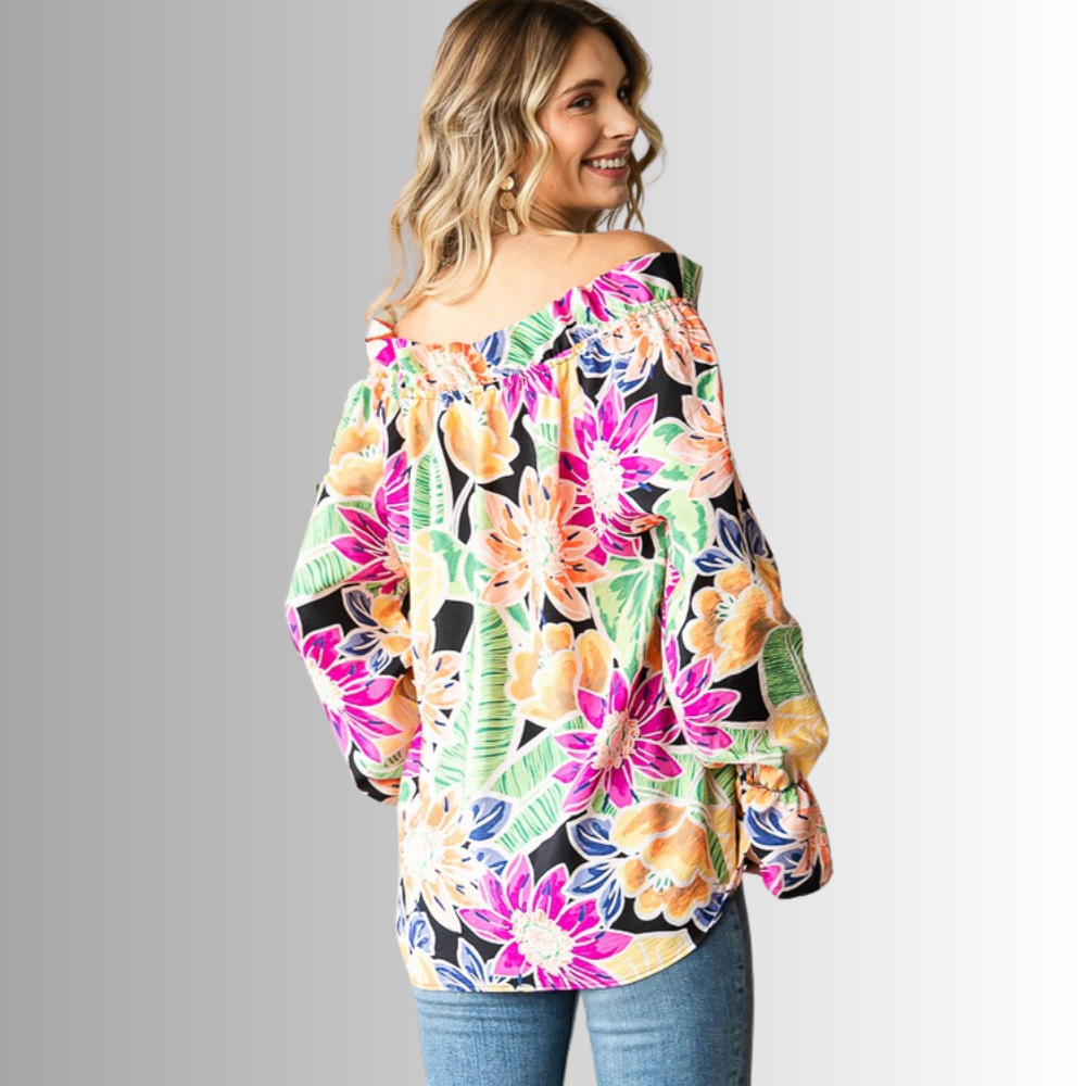 Off the Shoulder Floral Top