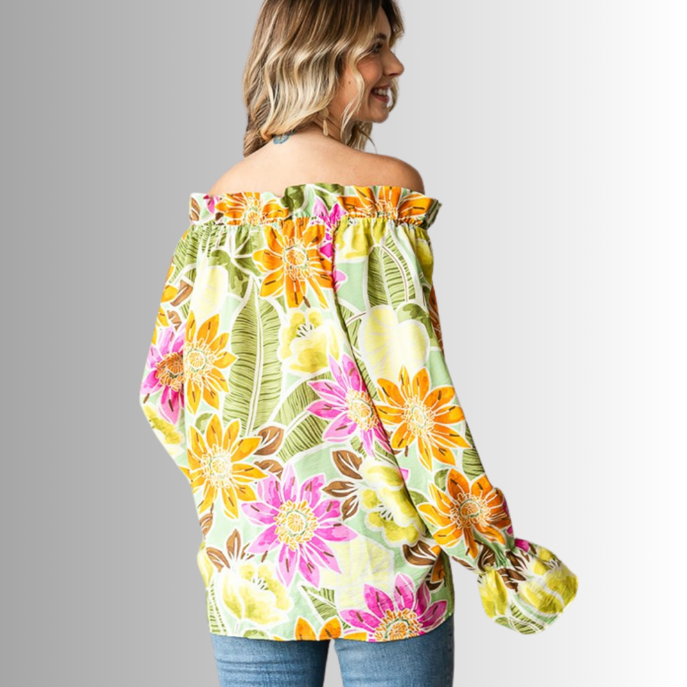 Off the Shoulder Floral Top