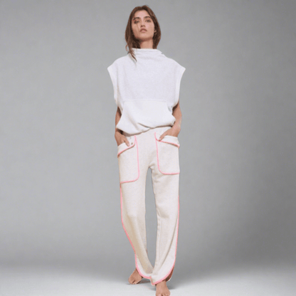 All Good Patch Pocket Pants In Grey and Pink Made in USA