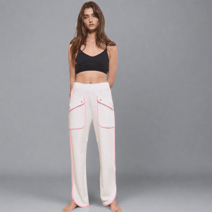 All Good Patch Pocket Pants In Grey and Pink Made in USA