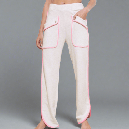 All Good Patch Pocket Pants In Grey and Pink Made in USA