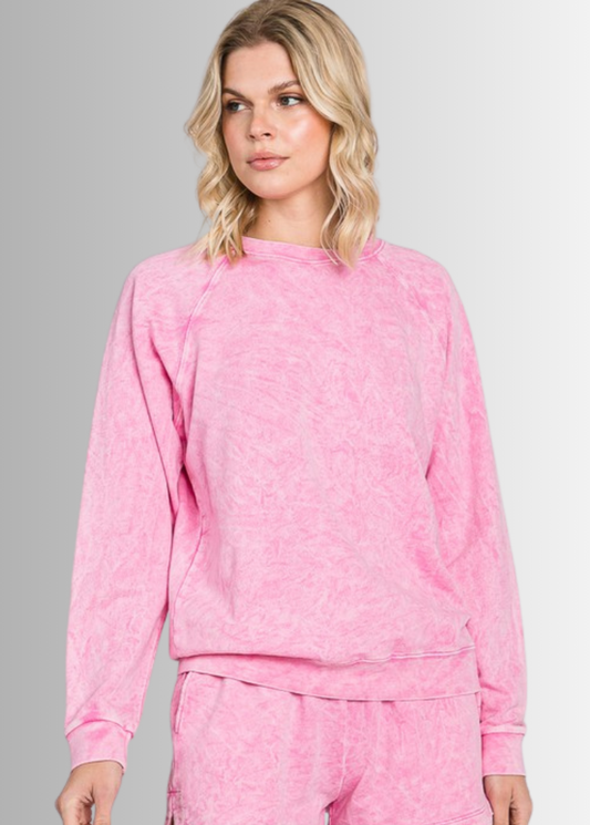 Pink Poppy Sweatshirt