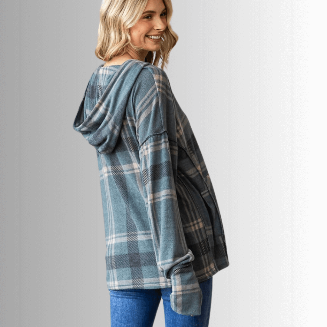 Blake Soft Plaid Hoodie Made in USA