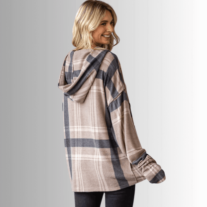 Blake Soft Plaid Hoodie Made in USA