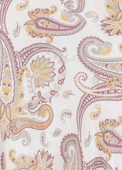 Paisley Plus Size Open Front Semi-Sheer Kimono Cardigan