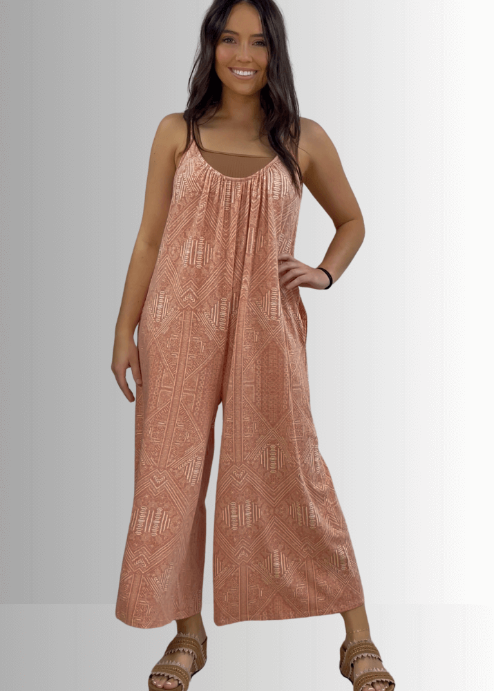 Alice Boho Style Aztec Print Romper